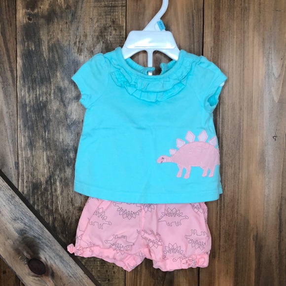 Dinosaur tee and shorts 3m